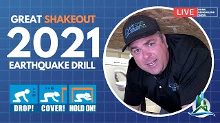 California Shakeout 2021  State Earthquake Drill [upl. by Ajnat]