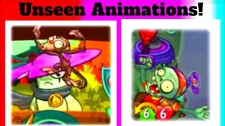 RARE Unseen EPIC Overshoot Animations  PvZ Heroes [upl. by Galvin]