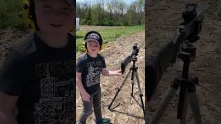 6 year old shooting cva scout 350 legend [upl. by Ailema252]