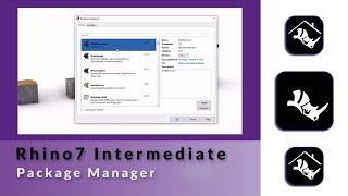 How to use match properties and package manager in Rhino7 [upl. by Mehitable]