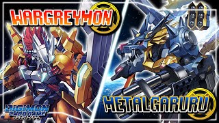 Digimon Card Game  Wargreymon X Red VS MetalGarurumon X Blue BT09 [upl. by Hollenbeck]