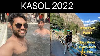 Kasol New Year Celebration  Kasol 2022  The Finisher kasol travel travelvlog vlog viral trip [upl. by Orme]