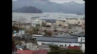 2011 Japan Tsunami Yamada stabilized with Deshaker [upl. by Ringo]