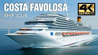 Costa Favolosa Tour 4K Costa Cruceros [upl. by Aisac851]