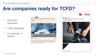 Easy steps towards implementing the TCFD recommendations [upl. by Aiasi]