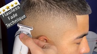 Flawless Bald Fade Haircut Barber Tutorial [upl. by Thill223]