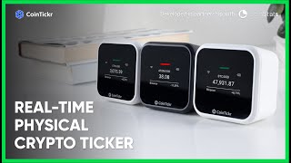 CoinTickr RealTime Physical Crypto Ticker [upl. by Aicrop]