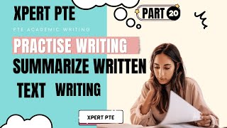 PTE Writing Practice  Summarize Written Text 20  SEPTEMBER 2024  Must Practice [upl. by Yarled]