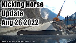 Kicking Horse Pass Construction Update [upl. by Seigel841]