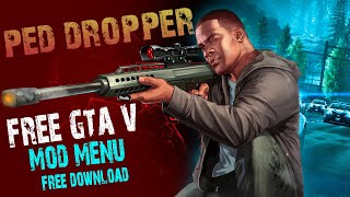 Free GTA V 153 Mod Menu  External PED Dropper by Kiddions Dev  Unlimited Money  Undetected GTA [upl. by Renckens]