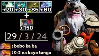 SUPER MACHINE GUN Pirate Hat  Disperser Sniper Mid vs Trash Talk Lina EPIC Late Game Fights Dota 2 [upl. by Letisha]