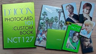 NCT 127  DICON Photocard 101  Custom Book  Unboxing [upl. by Dusa363]