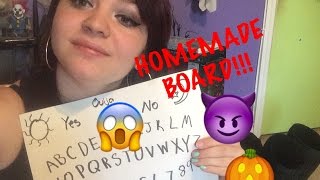 Ouija Talk HOW TO MAKE A HOMEMADE OUIJA BOARD [upl. by Zetnod234]