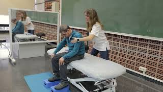 Physiotherapy in Ataxia Functional exercises in a sitting position [upl. by Attenol367]