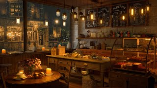 4K Cozy Coffee Shop ☕ with Piano Jazz Music for Relaxing Studying and Working [upl. by Ernestus666]