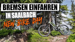 Saalbach Hinterglemm MTB  Bremsen einfahren in Österreich Bikepark Downhill Mountainbike [upl. by Rog]