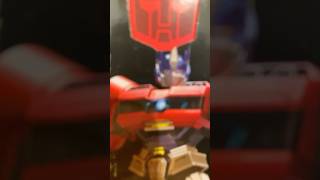 Unboxing the new transformers one Optimus prime  song Autobots [upl. by Ahsiekyt]