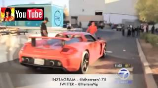 NEW FOOTAGE Porsche CARRERA GT PAUL WALKER and ROGER RODAS was in 5 Minutes before Crash [upl. by Donaldson]