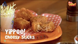 YiPPee Cheese Sticks Recipe  Instant Noodles Recipe  YiPPee Noodles Recipe [upl. by Nomolos]