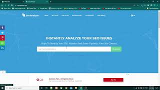 SEO Analyzer Tool [upl. by Haleelahk]