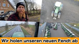 FarmVLOG537  Wir holen unseren neuen Fendt ab [upl. by Clayberg677]