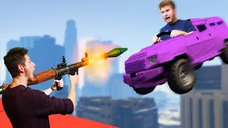 RPG vs Truck Survival Challenge  GTA5 [upl. by Attenreb427]