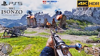 Isonzo PS5 HDR Gameplay amp First Impressions New WW1 Shooter [upl. by Moorefield]