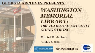 Archives amp Genealogy Day 2023 quotWashington Memorial Libraryquot by Muriel M Jackson [upl. by Beyer948]