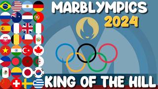 King Of The Hill  MarblOlympics 2024 Step 3  Marble Race in Algodoo [upl. by Cloots]