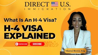 What Is An H4 Visa H4 Visa Explained [upl. by Reppart]