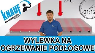 Jaka wylewka na ogrzewanie podłogowe Wylewka anhydrytowa Knauf [upl. by Apollus]