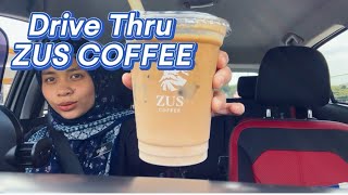 Drive Thru ZUS COFFEE  kerja vlog [upl. by Maureen]