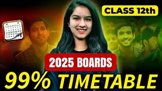 Best TIME TABLE For Class 12th Students 🔥  Follow This To Score 99 In 2025 Boards [upl. by Hsirehc754]