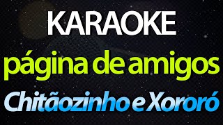 ⭐ Página de Amigos Meu Coração Fosse Feito de Aço  Chitãozinho e Xororó Karaokê Version Cover [upl. by Haidabez560]