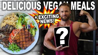 What I Eat As A Fit Vegan  BIG ANNOUNCEMENT 💥 [upl. by Fritz]