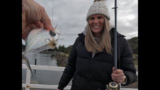 Fishing the Moyne River at Port Fairy with my wife Casey for four species [upl. by Range]