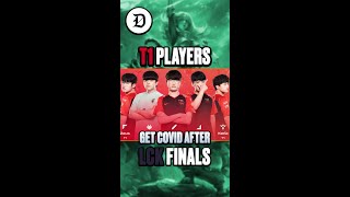 T1 roster tests positive for COVID after winning LCK shorts [upl. by Minerva176]