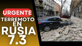 🔴URGENTE🔴MEGA TERREMOTO 73 SACUDE A RUSIA CON ALERTAS DE TSUNAMI Y SE ACTIVA EL VOLCAN SHIVELUCH [upl. by Lenor]