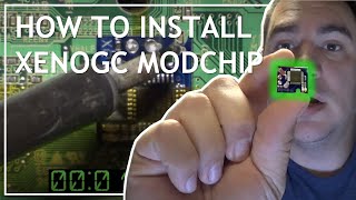 XenoGC Mod Chip Installation SD2SP2 amp Nintendo Game Cube DVD Repair [upl. by Aserehs]