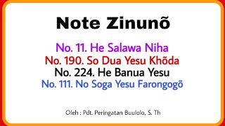 Note Zinuno No 11 190 224 111  Minggu 15 Oktober 2023  Moloo Perikopen Gereja ONKP [upl. by Muryh]