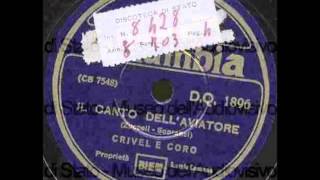 Crivel e Coro  Il canto dellaviatore con testo [upl. by Akcire]