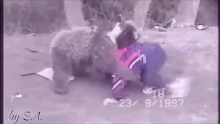 Khabib Nurmagomedov wrestles a bear when he was a child [upl. by Zea]