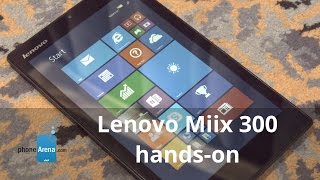 Lenovo Miix 300 handson [upl. by Merceer]