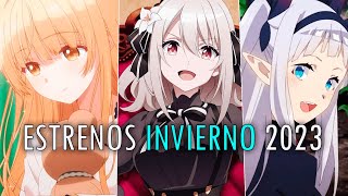 ❄️ESTRENOS ANIME TEMPORADA INVIERNO 2023 [upl. by Gnem]