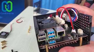 How to Install Raspberry Pi 4 X825 V12 25quot SATA Storage Board X825 Metal Case X735 Board [upl. by Norreg94]