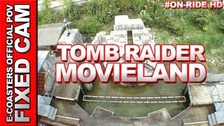 Tomb Raider Machine  Movieland  OnRide ECam HD [upl. by Madi278]