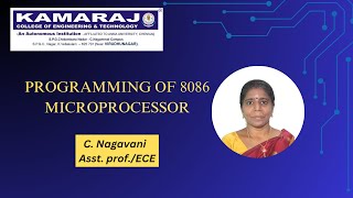 Programming of 8086 Microprocessor [upl. by Anoit199]