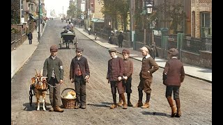 Great Britain in the 1890s  1900s Victorian Era  55 Extremely Rare Exciting Photos Colorized [upl. by Leirbag]