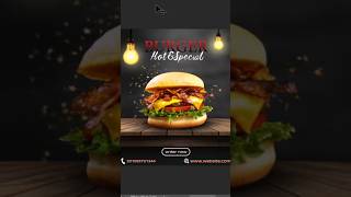 Food Poster youtubeshorts graphicdesign photoshop graphicdesigner food [upl. by Adle130]