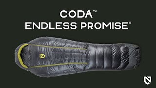 NEMO  Coda™ Genderless Endless Promise® Down Mummy Sleeping Bag [upl. by Oizirbaf]